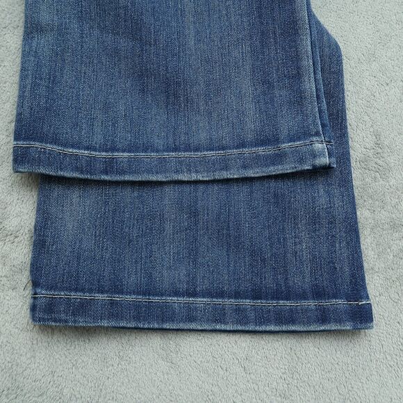 International Concepts Jeans Womens Size 6 Blue Mid-Rise Bootcut Rhinestones - Picture 14 of 15